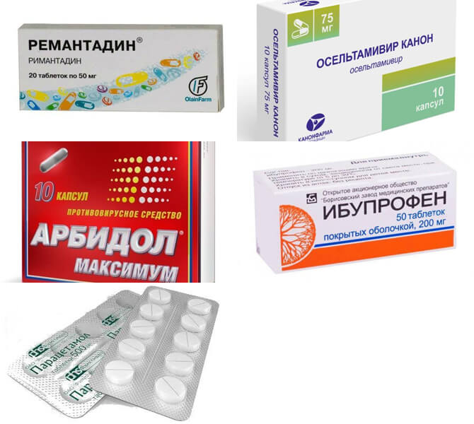 Лекарства для лечения простуды